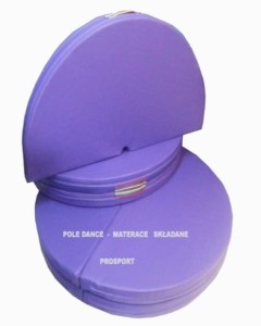 Materace do  Pole Dance składane okrągłe 
